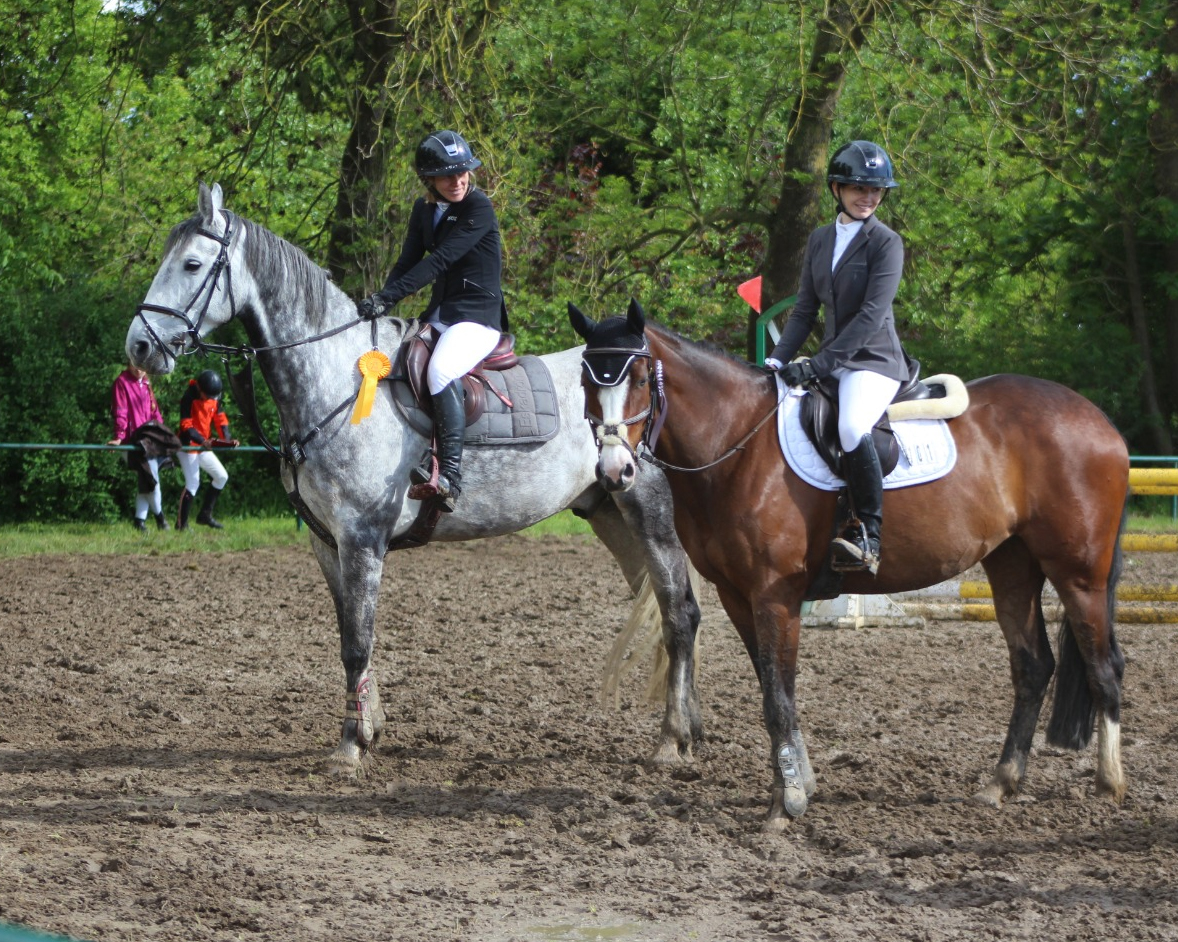 Sieg und Platz im A-Punktespringen gingen an Danila Schröter (Holzendorf) auf Kadillo und Matilda Adele Mierke (Ahlbeck) auf Zafira Red Wine. © A.v.Hirschheydt
