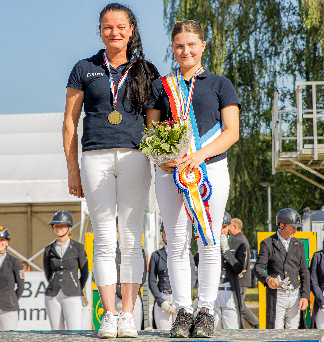 Voltigieren U25 Nachwuchsvoltigierer: Gold: Leonie Brandstätter (RSC Greifswalder Bodden Neuenkirchen), Longe: Conny Eleonore Heilemann. © Sophia Boge