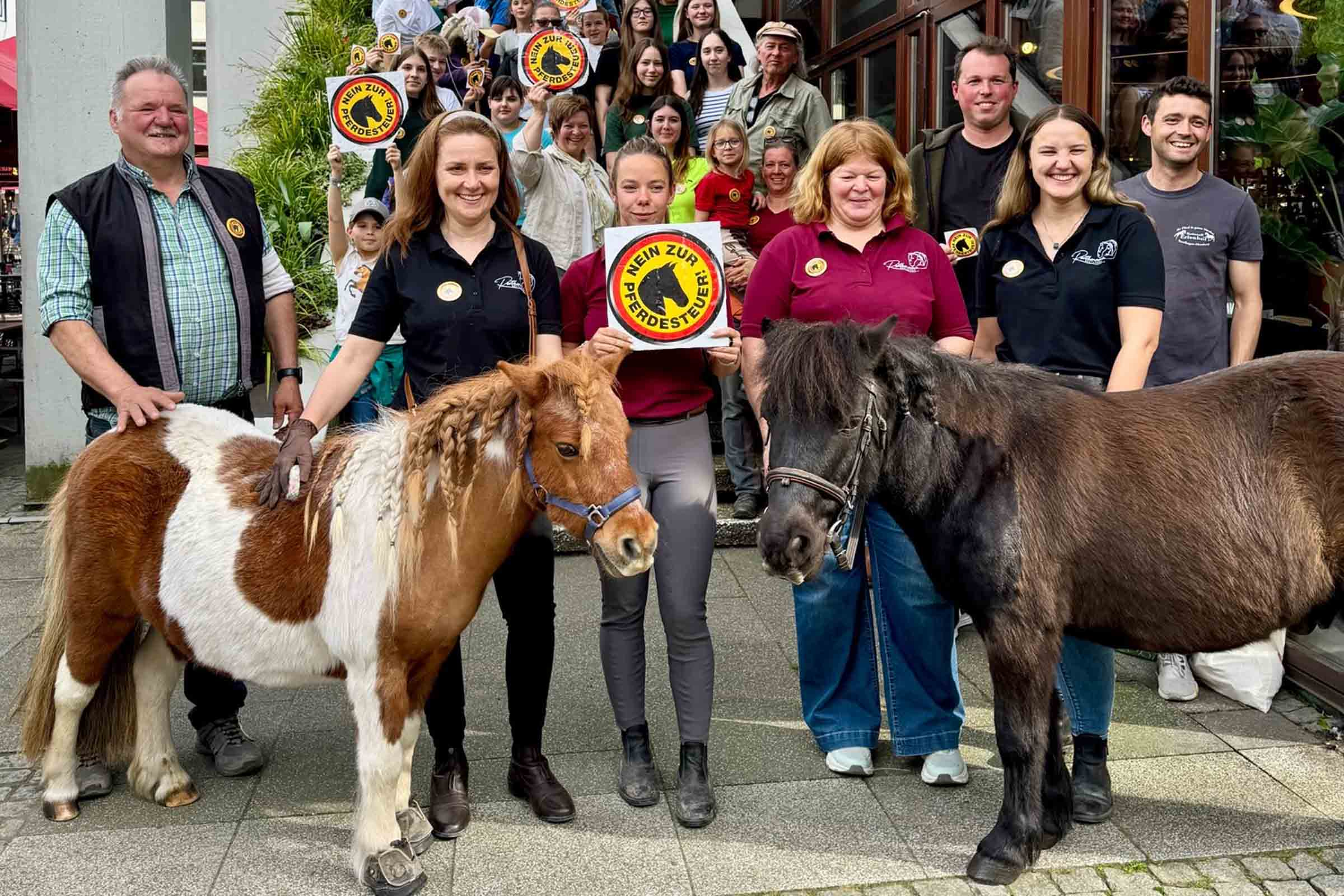 Der Protest gegen die Einführung einer Pferdesteuer in Reutlingen ist groß. Jetzt kommen erste positive Signale aus der örtlichen Verwaltung. © Reitschule Reitharmonie Reutlingen
