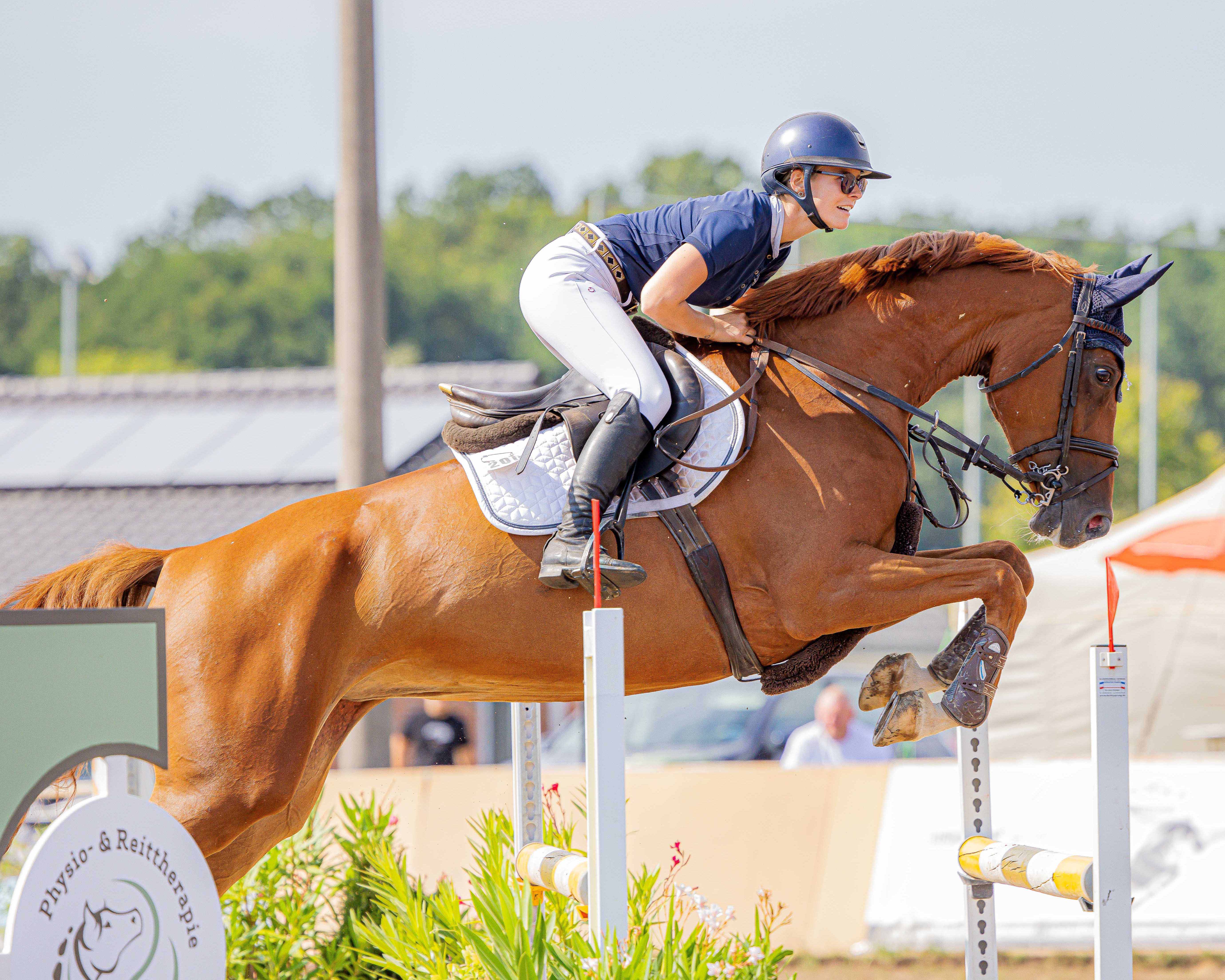 Das Championat, ein S1*-Punktespringen, gewann Stella Egger (Gadebusch) mit Cuánto Cuesta aus der Zucht und dem Besitz von Thomas Kleis. © S.Boge