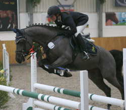 In der Nähe seines Geburtsortes präsentierte sich Pony Harry unter Sandra Engelmann vorzüglich (8,2).