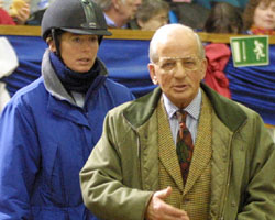 Hans-Günter Winkler mit seiner tödlich verunglückten Frau Debby. Foto: Jutta Wego