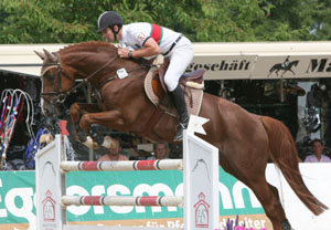 Der polnische Gast Jacub Podgorni präsentierte mit Quidam’s Hero eine reife Leistung in der Qualifikation. Foto: Jutta Wego