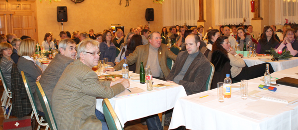 Der Saal in Todendorf war beim Landesreiter-Jugendtag gut gefüllt. Foto: Wego