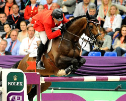 Eric Lamace mit Hickstead. Foto: Frieler