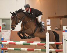 Bester MV-Teilnehmer im Finale des Partner Pferd Cups der ostdeutschen Landesverbände wurde Danny Schröder vom Stall Thieme mit Ernesto auf Rang vier. Foto: Wego