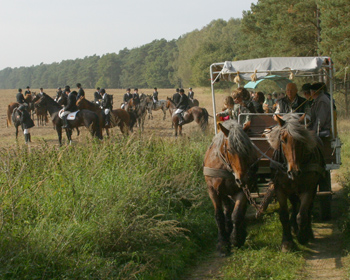 Reitjagden in Below haben stets einen besonderen Reiz. Foto: Wego