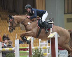 Der 12. Platz in der Gesamtwertung bei den Jungen Reitern durch Philipp Makowei auf Zetor ist ein achtbares Ergebnis. Foto: Jutta Wego