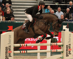 Danny Schröder hat im Finale der German Horse Pellets Tour mit Contange den 2. Platz belegt. Foto: Wego
