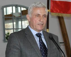 Verbandspräsident Dr. Burkhard Dittmann beim Rechenschaftsbericht. Foto: Wego