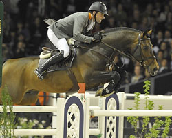 Philipp Weishaupt hat das Ergebnis der Deutschen aufgewertet und mit Monte Bellini die 2. Qualifikation beim Weltcup Finale in S'Hertogenbosch gewonnen. Foto: Hought