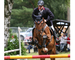 Mit Leonid gewann Rene Swierczek das M-Springen in Krackow. Foto: Wego