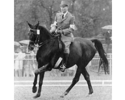 Henri Chammartin (SUI) und Woermann 1964 während der Olympischen Spiele in Tokio. Foto: Archiv FEI