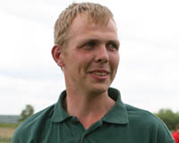 Als bester Nachwuchszüchter unseres Verbandes wurde auf der MeLa Christian Platzeck aus Alt-Schwerin für sein erfolgreiches Wirken in der  Rheinisch-Deutsche Kaltblutzucht geehrt. Foto: Wego
