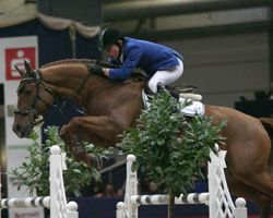 Der Niederländer Gerco Schröder gewann mit Eurocommerce London die Qualifikation zur Global Champion Tour in Rio de Janeiro - hier beim WC-Turnier in Leipzig. Fotos: Wego